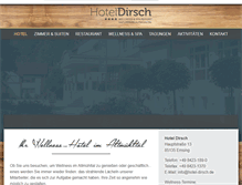 Tablet Screenshot of hotel-dirsch.de